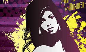 Amy Winehouse Vector Art