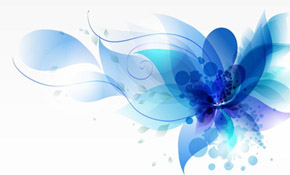Background with Abstract Flower