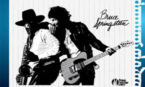 Bruce Springsteen Vector