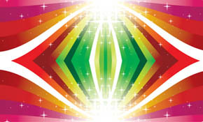 Colorful Rays Vector