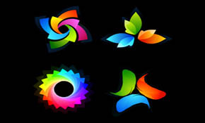 Colorful Logotype Set