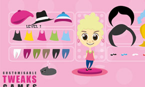 Dress Up Girl Vectors Pack