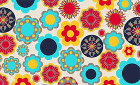 Floral Design Elements Vector Backg