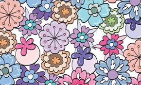 Floral Pattern Vector Graphic