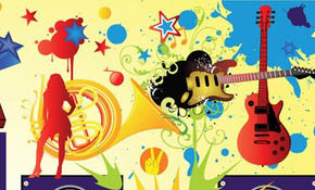 Free Music Party Vectors