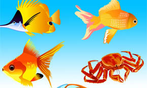 Free Vector Fish Icons