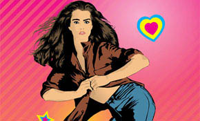 Brooke Shields Vector