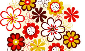 flower vector background