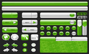 Green web elements