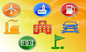 POI Vector Icons
