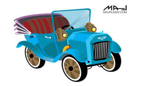 Free Vector Old Car