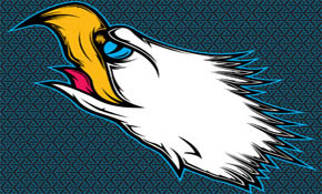 Eagle head vector illustration