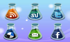 Social media beakers