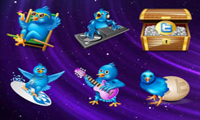 Twitter vector icons massive icon s