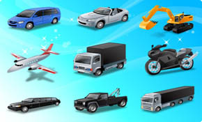 Icons-Land Transport Vector Icons
