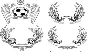 Winged Scroll Design Pack