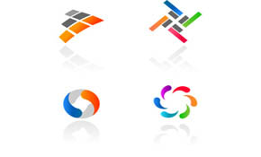 Abstract Colorful Logotypes