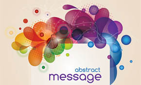 Abstract Message Vector Graphic