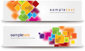 Abstract Minimalist Banners
