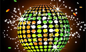 Colorful Disco Ball