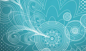 Blue Wallpaper Vector Graphic