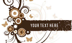 Brown Frame Vector Graphic