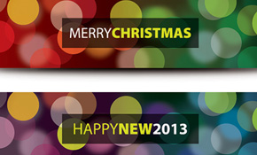 Christmas and New Year Banners