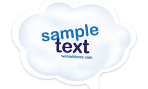 Cloud Comment Vector Graphic
