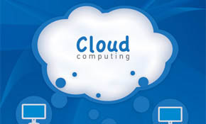 Cloud Computing Vector Graphic