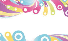 Colorful Bubbles Vector Background