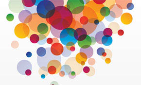 Colorful Balloons Vector Graphic