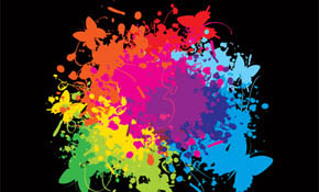 Colorful Butterfly Dance