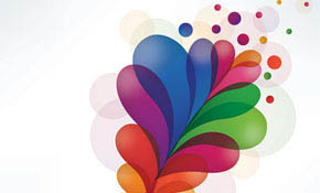 Colorful Explosion Vector Graphic