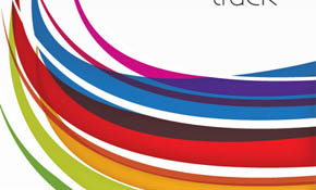 Colorful Track Vector Graphic