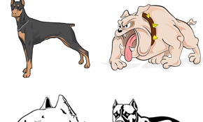 Dogs Vector Set