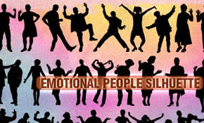Emotional People Silhouette