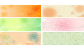 Free flowery vector backgrounds 02