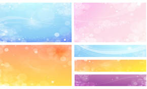 Free flowery vector backgrounds 04
