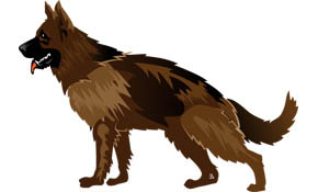 GERMAN SHEPHERD VECTOR