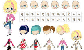 Girl Vector Character