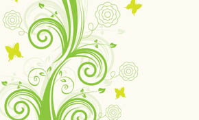 Green Floral Design
