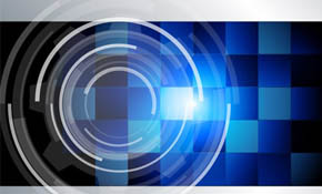 Grey Blue Tech Background