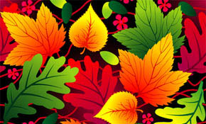 Vector Leaf Background