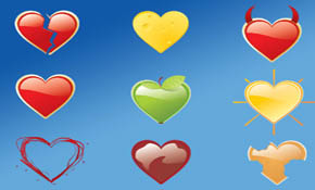 9 love icons packages