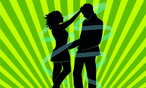 LOVERS VECTOR ILLUSTRATION