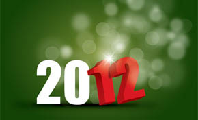 New Year 2012 Vector Graphic