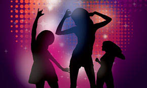 Party Night Vector Graphic