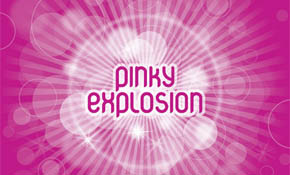 Pinky Explosion Vector Graphic