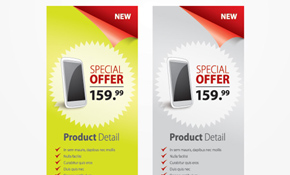 Promo Banners Vector Graphic