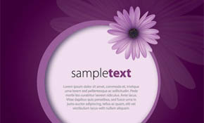 Purple Message Vector Graphic